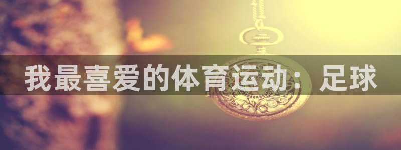 千亿国际官网下载平台APP：我最喜爱的体育运动：足球