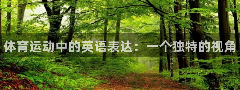 千亿国际官方正版app集团简介：体育运动中的英语表达：一个独